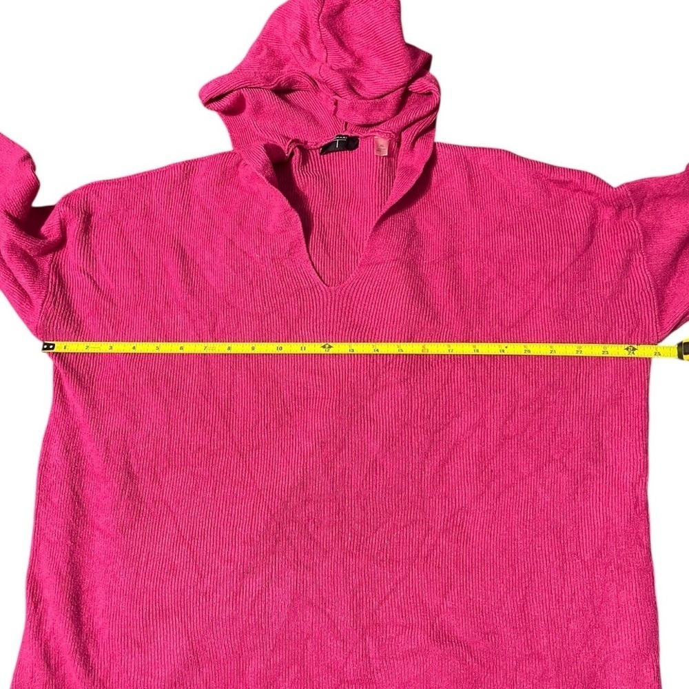 Tahari Pink Hooded Sweater - Picture 5 of 8